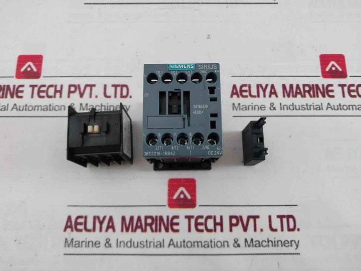 Siemens 3Rt2016-1Bb42 Power Contactor Dc 24V 22A 690V