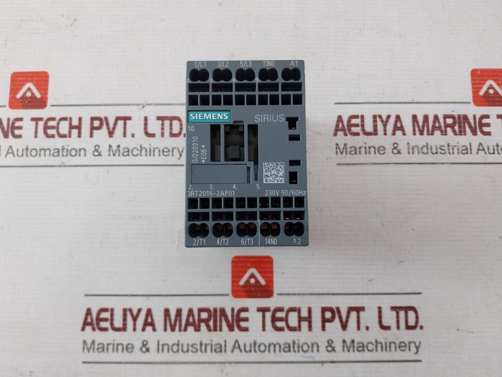 Siemens 3Rt2016-2Ap01 Power Contactor Jem Ac3.1.0-0 230V 50/60Hz 50A 690V