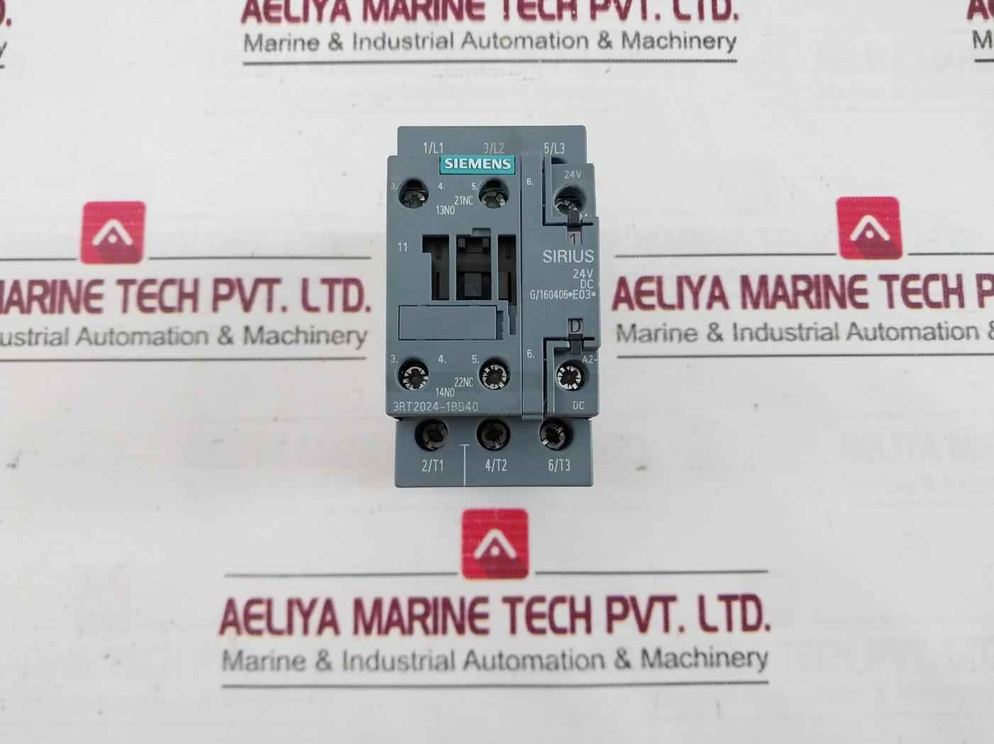 Siemens 3Rt2024-1Bb40 Contactor 24V Dc 35 A 600V Ac 690V