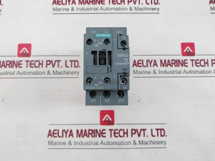 Siemens 3Rt2024-1Bb40 Contactor 24V Dc 35 A 600V Ac 690V
