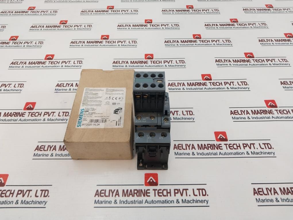 Siemens 3Rt2025-1Al24/3Rh2911-1Ha11 Contactor With Auxiliary Switch 690V
