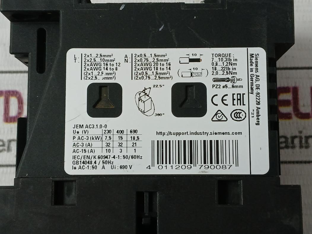 Siemens 3Rt2027-1Bb40