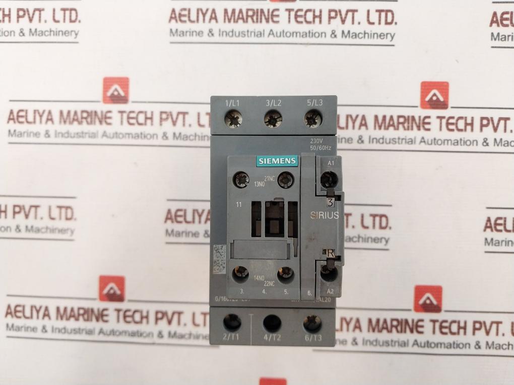 Siemens 3Rt2037-1Al20 Contactor 80A 230V 50/60Hz