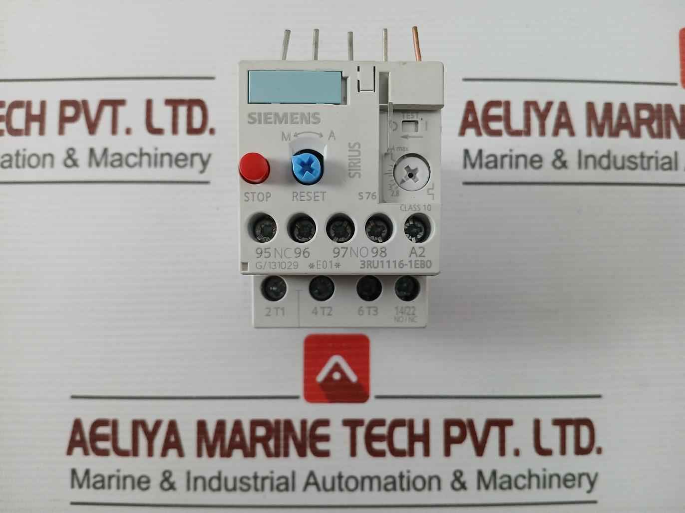 Siemens 3Ru1116-1Eb0 Thermal Overload Relay