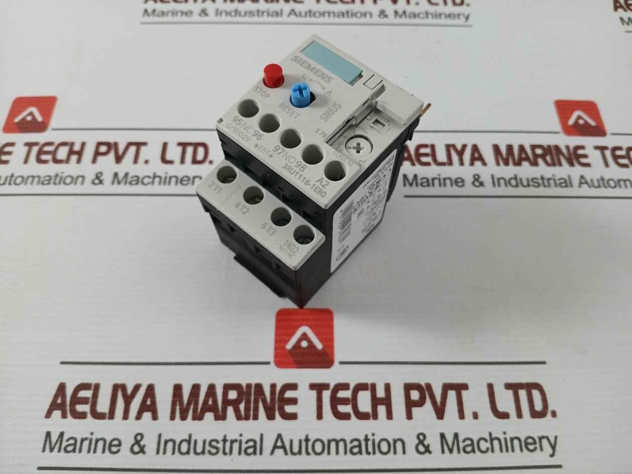 Siemens 3Ru1116-1Eb0 Thermal Overload Relay
