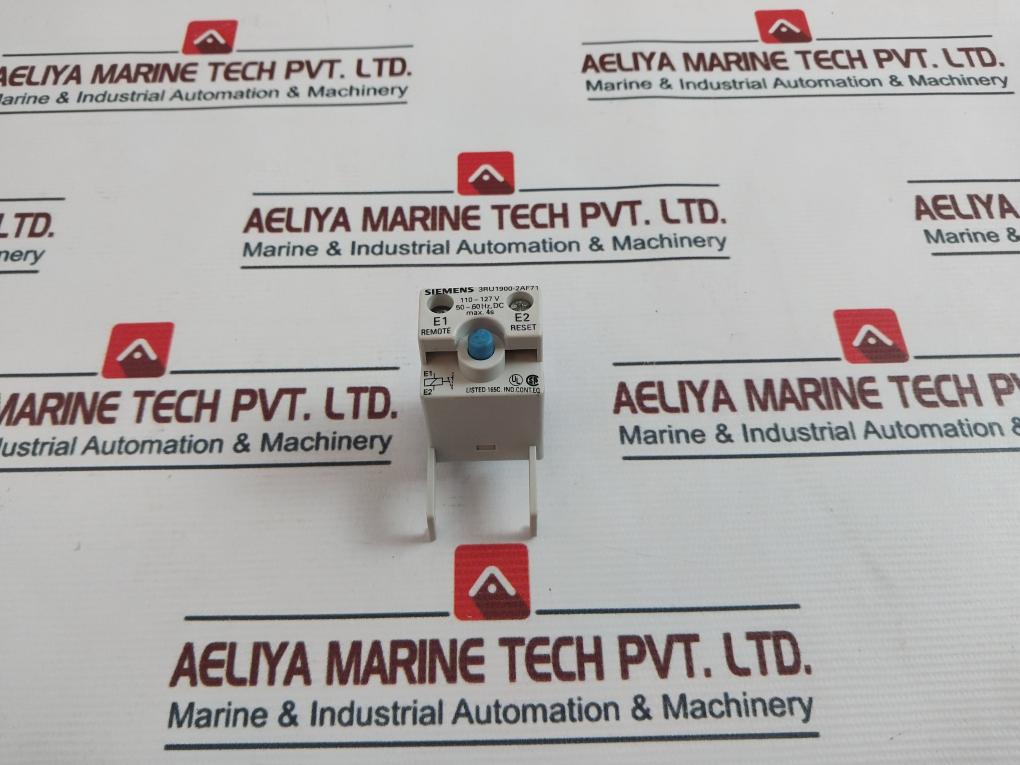 Siemens 3Ru1900-2Af71 Overload Remote Reset 110-127V 50-60Hz
