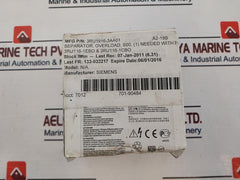 Siemens 3RU1916-3AA01 Screw Terminal Auxiliary Circuit For Overload Relay