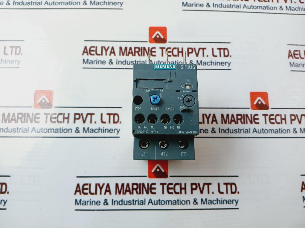 Siemens 3Ru2126-1Hb0 Overload Relay Class 10