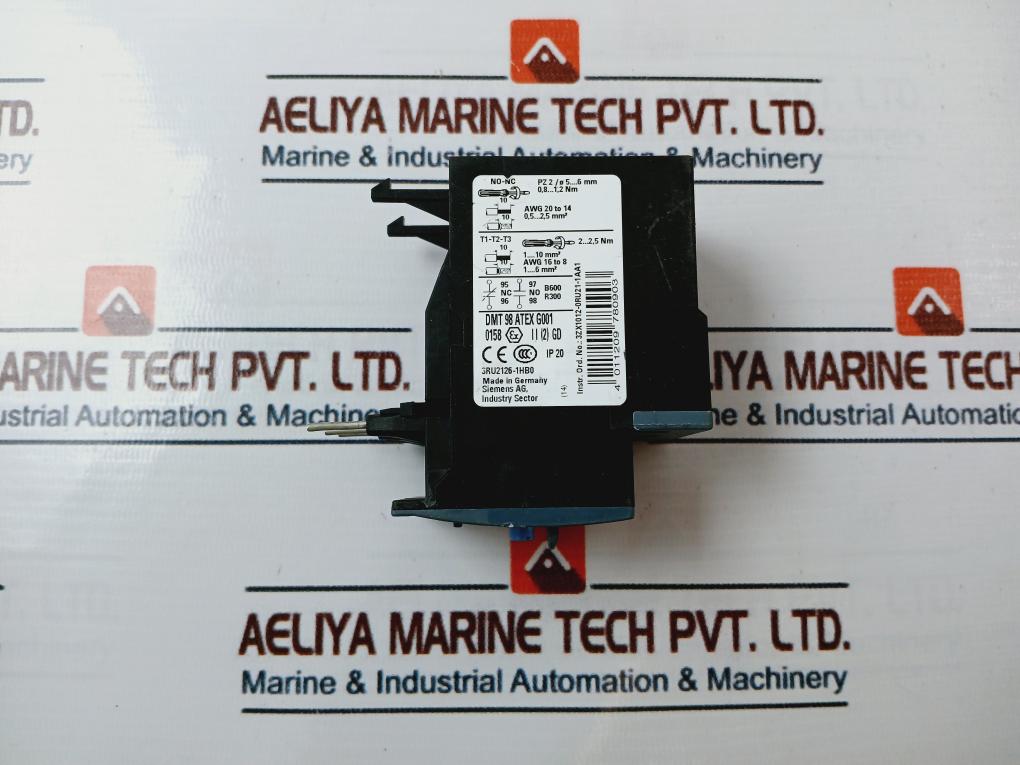 Siemens 3Ru2126-1Hb0 Overload Relay Class 10