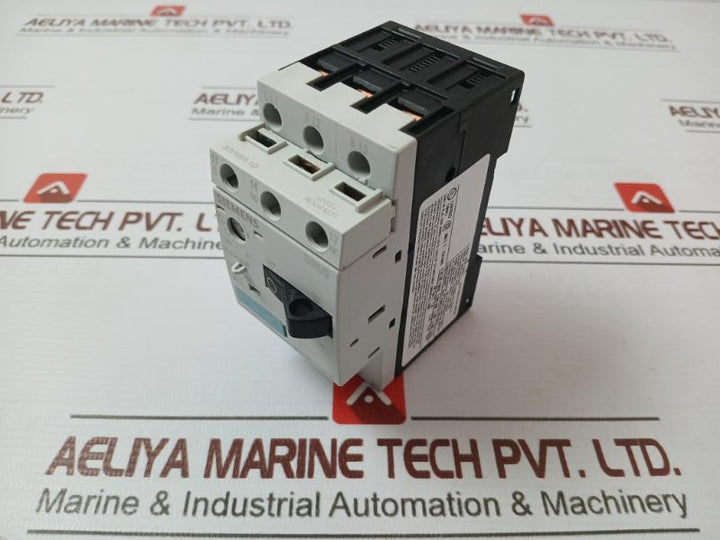 Siemens 3Rv1011-0Ja10 Circuit Breaker 50/60Hz Iec/En 60947-4-1 3Rv1901-1D