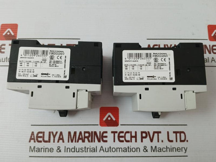 Siemens 3Rv1011-0Ja10 Circuit Breaker 50/60Hz Iec/En 60947-4-1 3Rv1901-1D