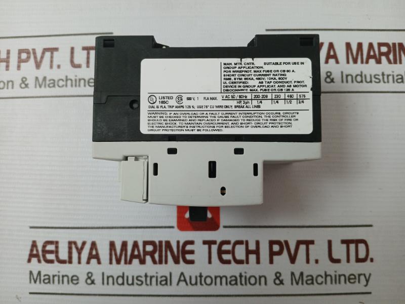 Siemens 3Rv1011-0Ja10 Circuit Breaker 50/60Hz Iec/En 60947-4-1 3Rv1901-1D