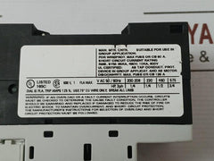 Siemens 3Rv1011-0Ja10 Circuit Breaker 50/60Hz Iec/En 60947-4-1 3Rv1901-1D