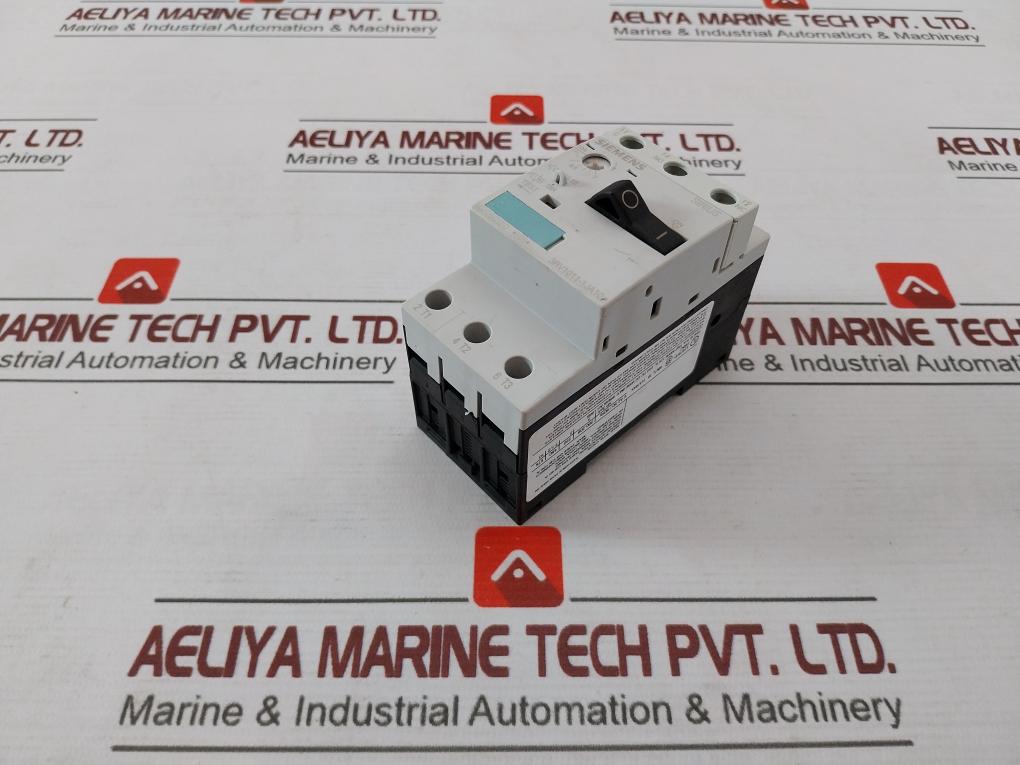 Siemens 3Rv1011-1Ja10 Circuit Breaker For Motor Protection 600V 10 Fla Max