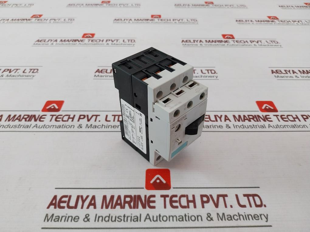 Siemens 3Rv1011-1Ja10 Circuit Breaker For Motor Protection 600V 10 Fla Max