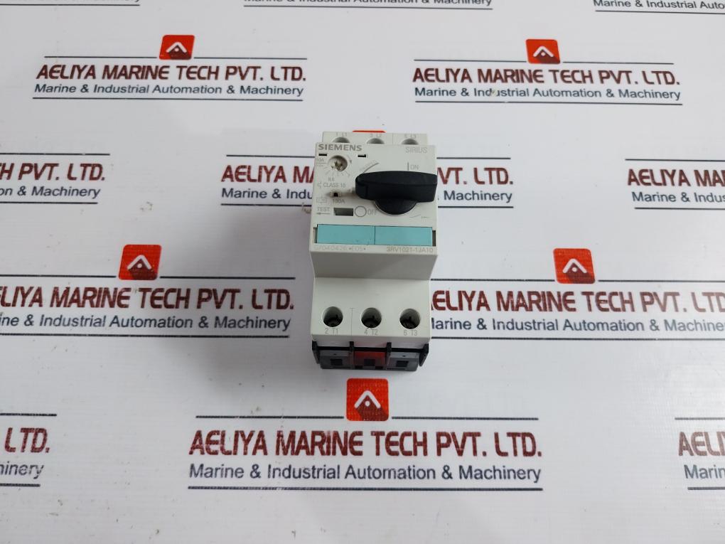 Siemens 3Rv1021-1Ja10 Circuit Breaker For Motor Protection 3Zx1012-0Rv02-1Aa1