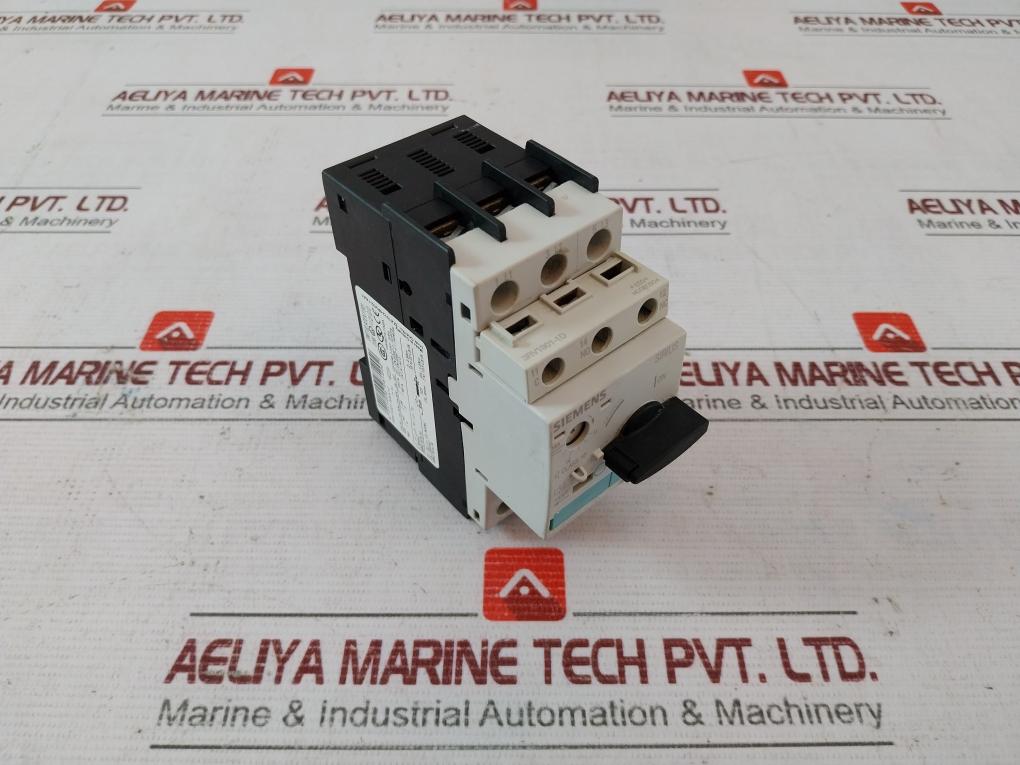 Siemens 3Rv1021-4Aa10 Circuit Breaker 3Zx1012-0Rv02-1Aa1 11-16A 600V 2-2,5Nm