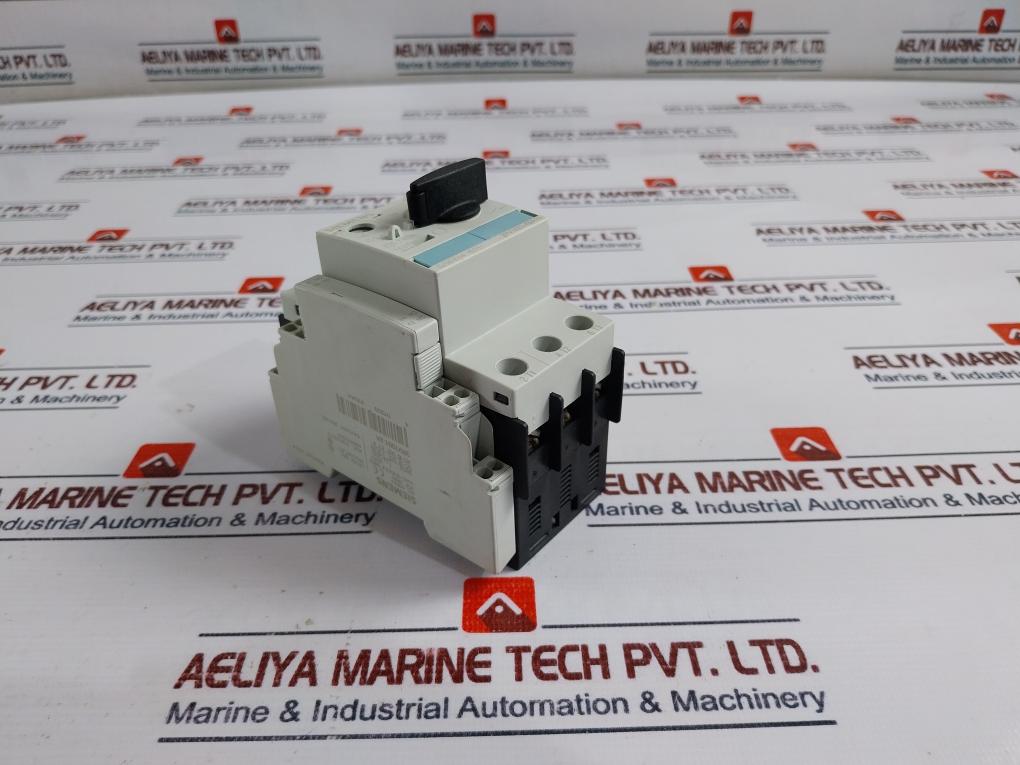 Siemens 3Rv1021-4Ba10 Circuit Breaker With 3Rv1901-2A Auxiliary Switch