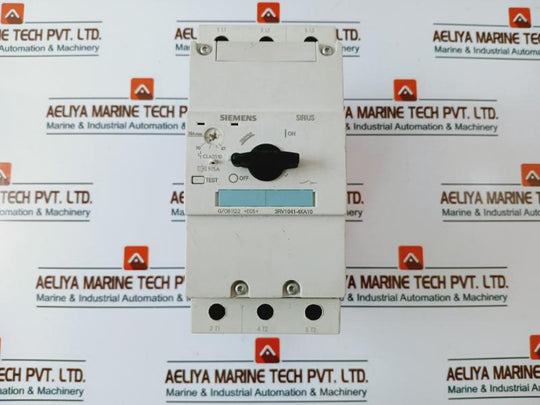 Siemens 3rv1041-4ka10 Circuit Breaker For Motor 50/60 Hz