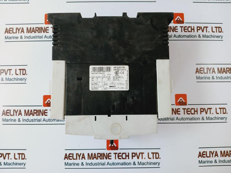 Siemens 3rv1041-4ka10 Circuit Breaker For Motor 50/60 Hz