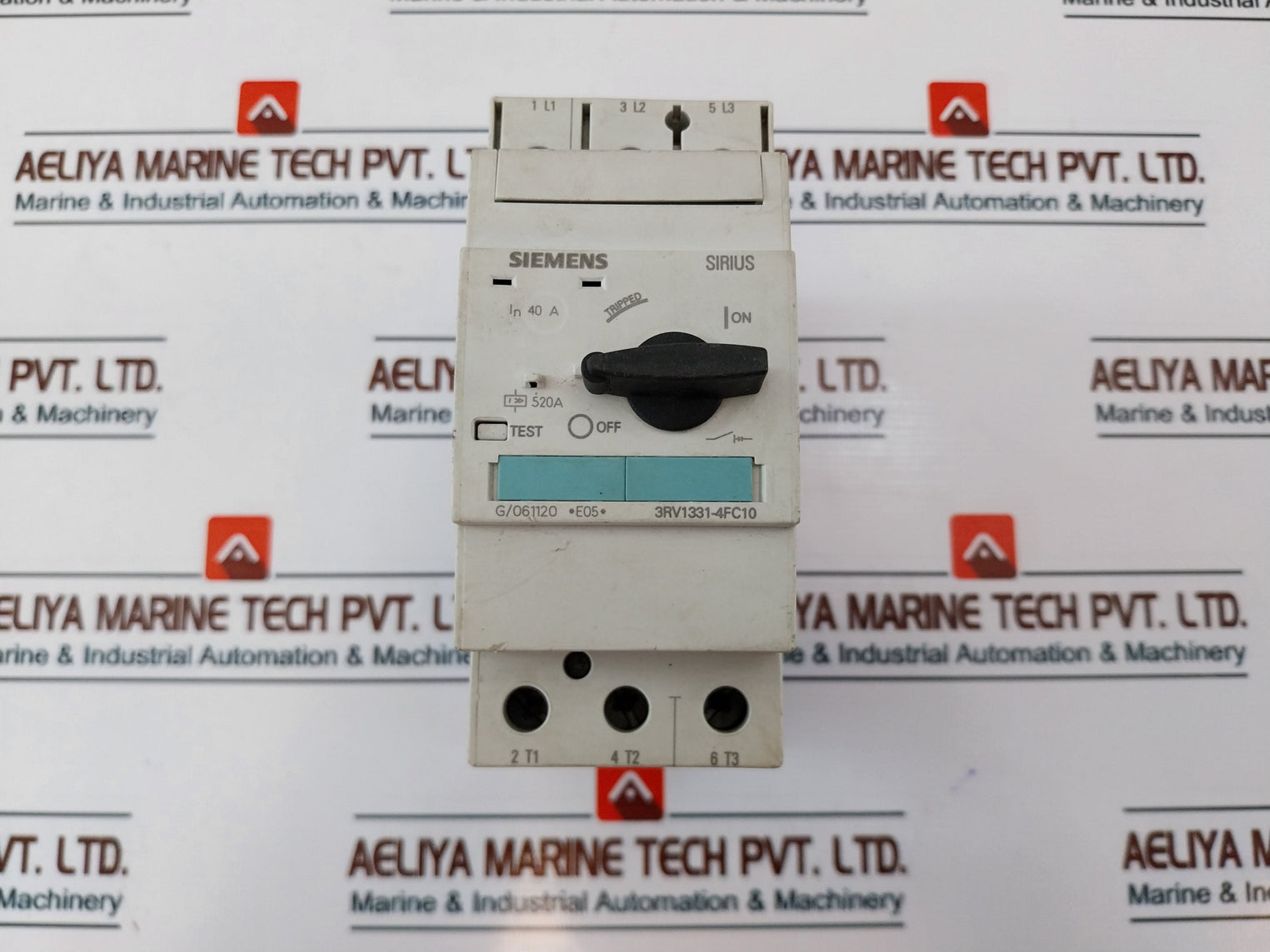 Siemens 3Rv1331-4Fc10 Circuit Breaker 3Zx1012-0Rv03-1Aa1