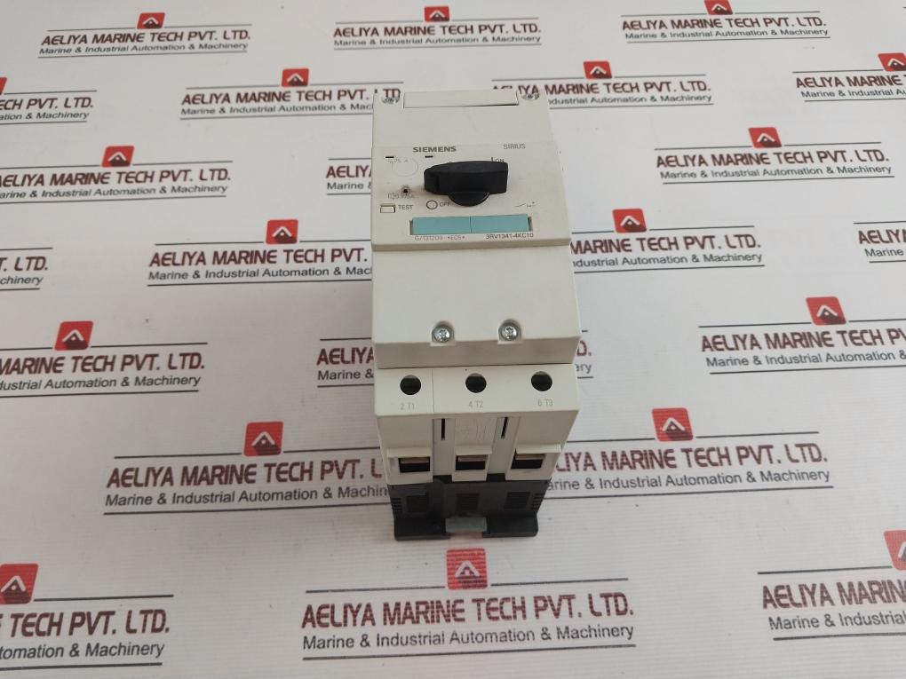 Siemens 3Rv1341-4Kc10 Circuit Breaker 600V 50/60Hz