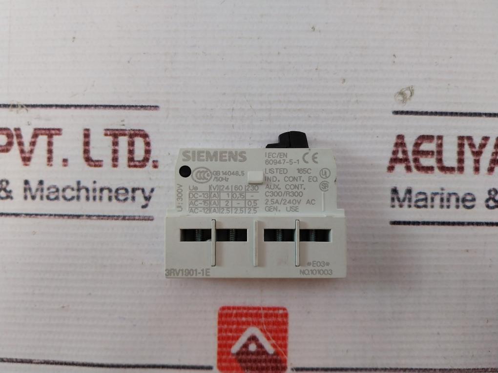 Siemens Auxiliary Contacts 3Rv1901-1E
