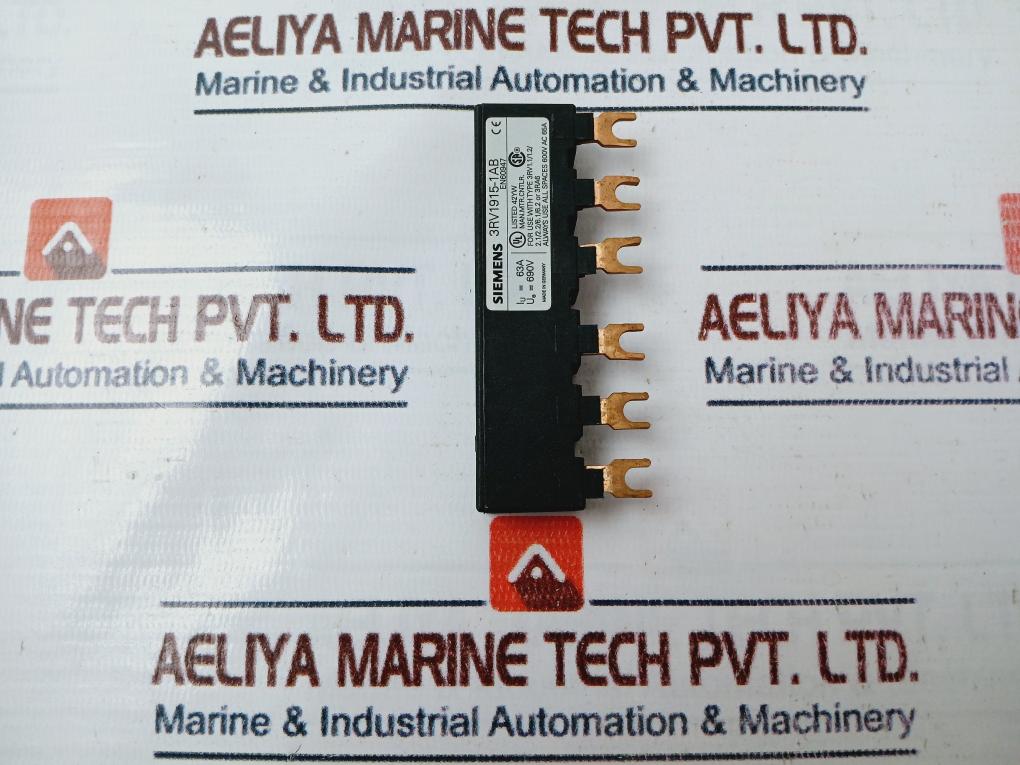 Siemens 3Rv1915-1Ab 3 Phase Busbar 63A 690V