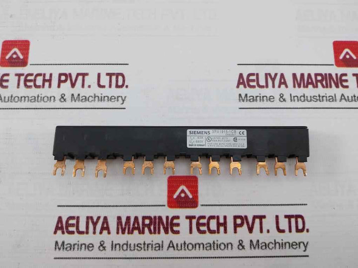 Siemens 3Rv1915-1Cb Busbar Modular 600V Ac 65A