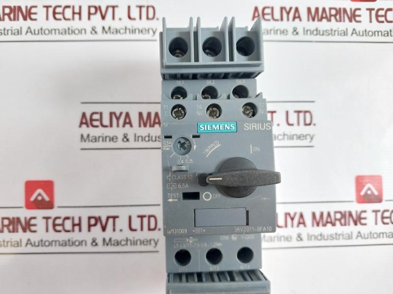 Siemens 3Rv2011-0Fa10 Sirius 3-pole Circuit Breaker