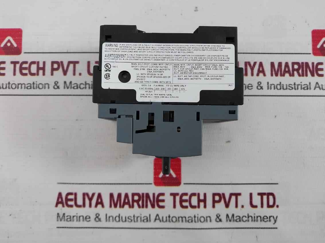Siemens 3Rv2011-0Ha10 Circuit Breaker 50/60Hz -20C Ta 60C