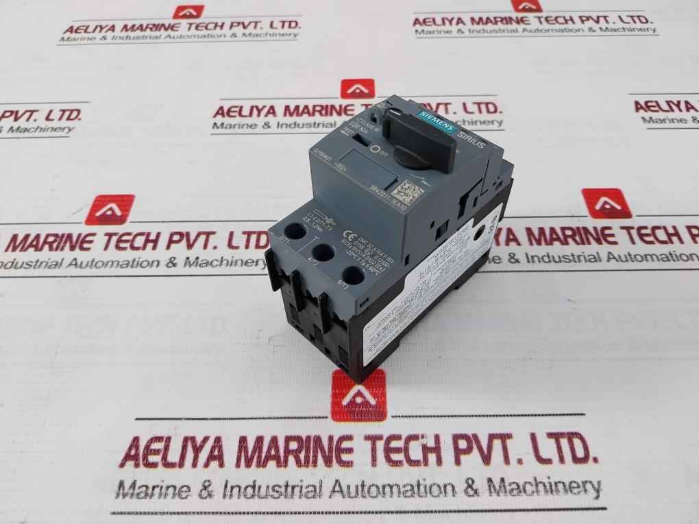 Siemens 3Rv2011-1Ea10 Circuit Breaker 6Kv -20C Ta 60C Class 10