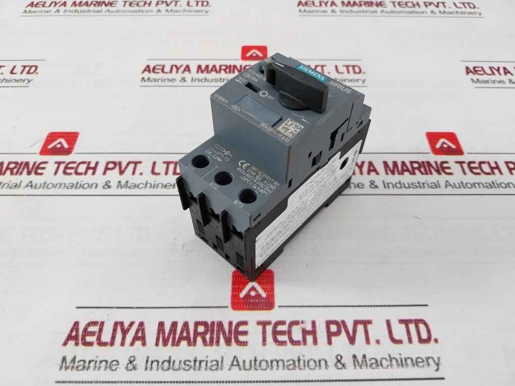 Siemens 3Rv2011-1Fa10 Circuit Breaker -20C Ta 60C 50/60Hz