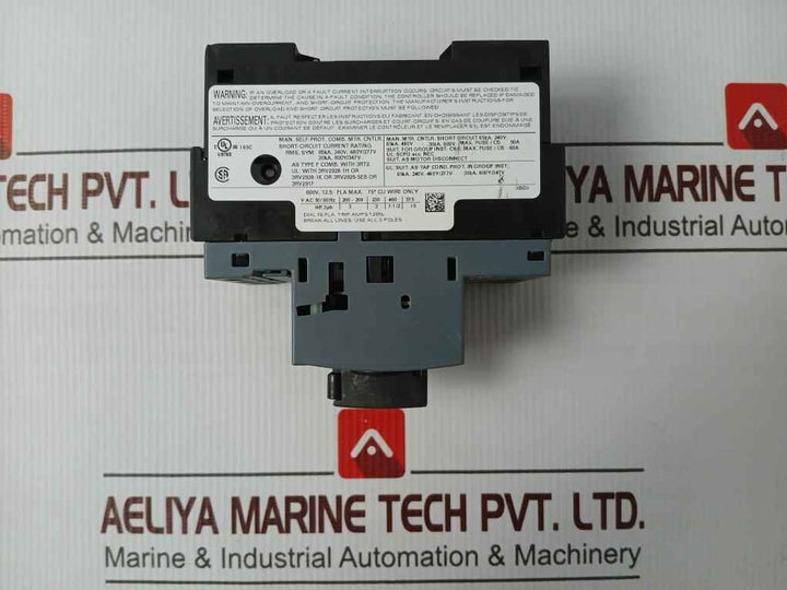 Siemens 3Rv2021-1Ka10 Sirius Circuit Breaker -20C Ta 60C 6Kv 50/60Hz