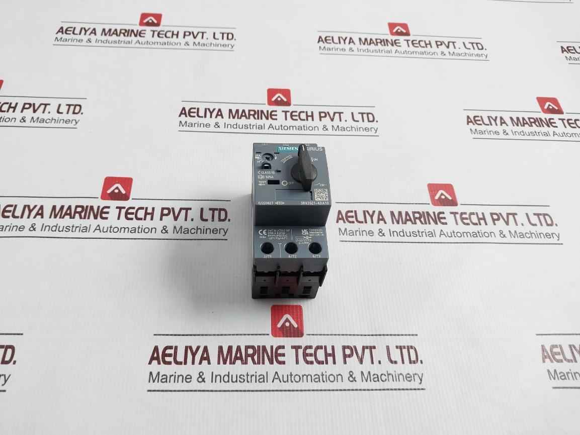 Siemens 3Rv2021-4Da10 Circuit Breaker For Motor Protection 480V 50/60Hz