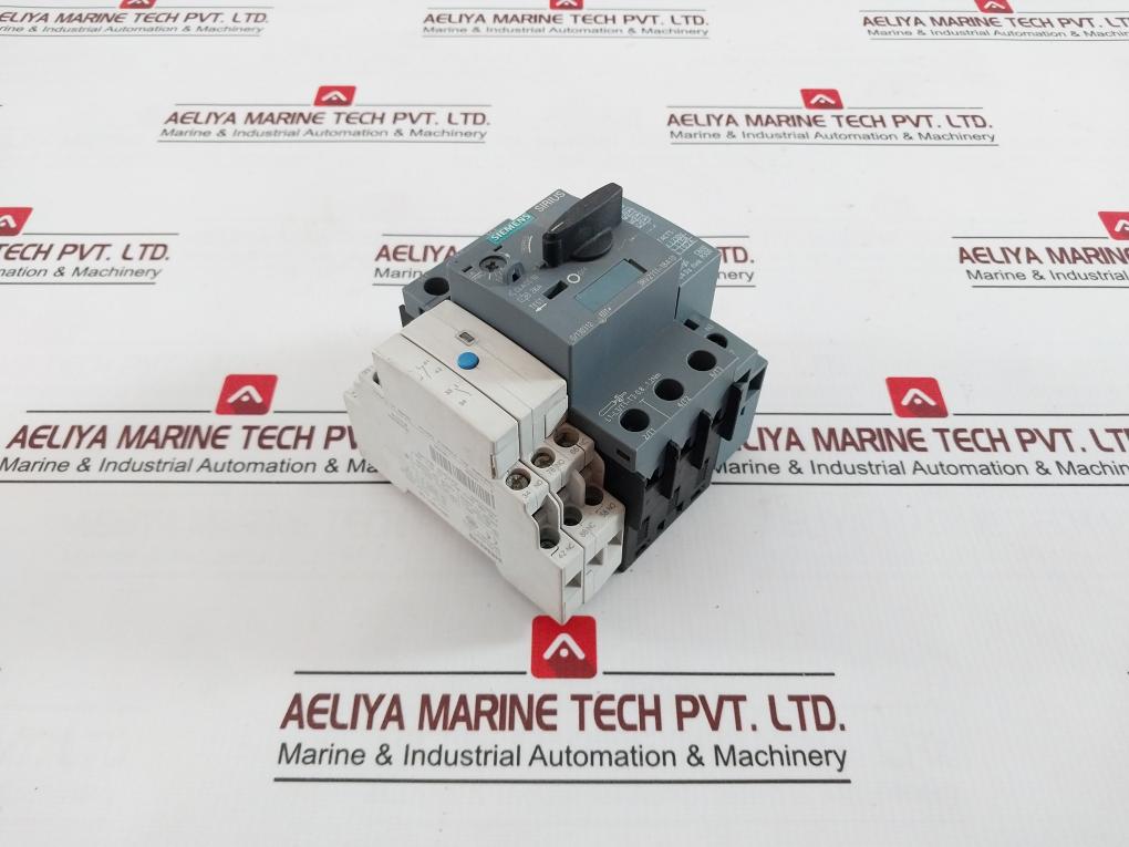 Siemens 3Rv2111-1Ba10 Sirius 3 Pole Circuit Breaker 26A Iec/En 60947-5-1 1.4-2A