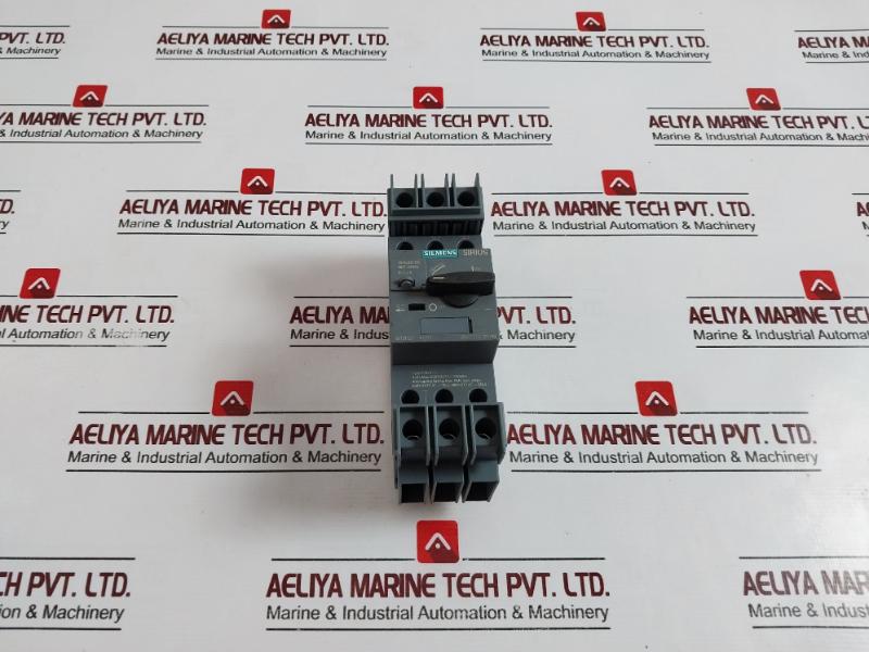 Siemens 3Rv2711-1Dd10 Sirius 3-pole Circuit Breaker 600V 10Ka Rms 3.2A