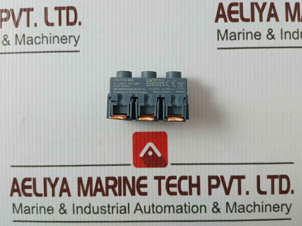 Siemens 3Rv2925-5Ab 3-phase Supply Terminal Block Iec 60947-2