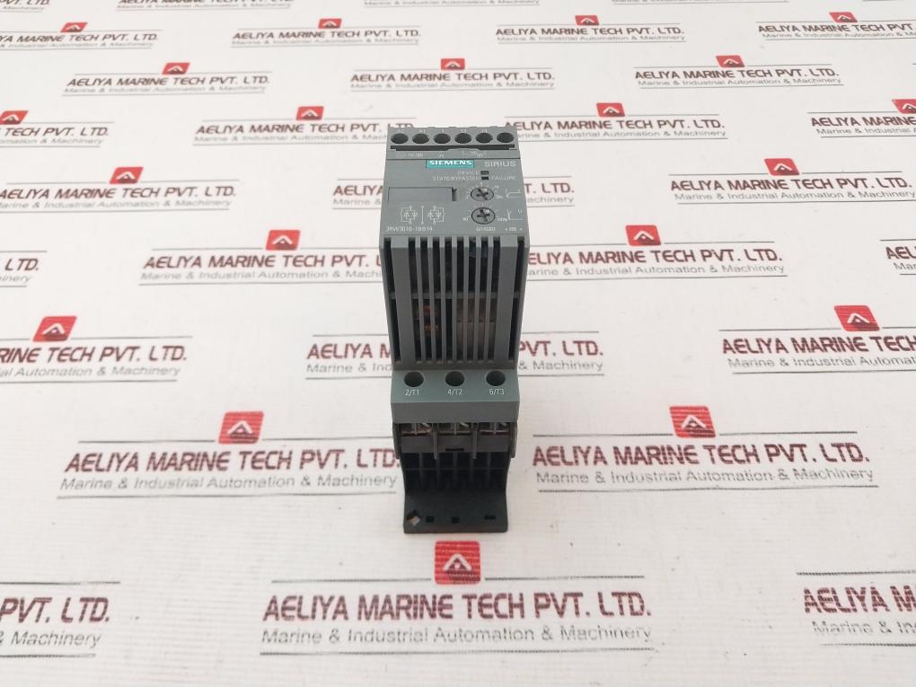 Siemens 3rw3018-1bb14 Ac Semiconductor Motor Soft Starter 200-480v 50/60hz