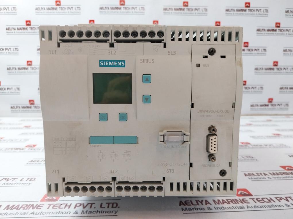 Siemens 3Rw4426-1Bc44 Soft Starter Ip00 Class 10