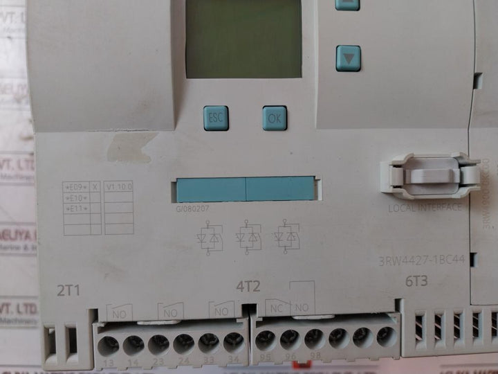 Siemens 3Rw4427-1Bc44 Motor Soft Starter Ip00 Class 10