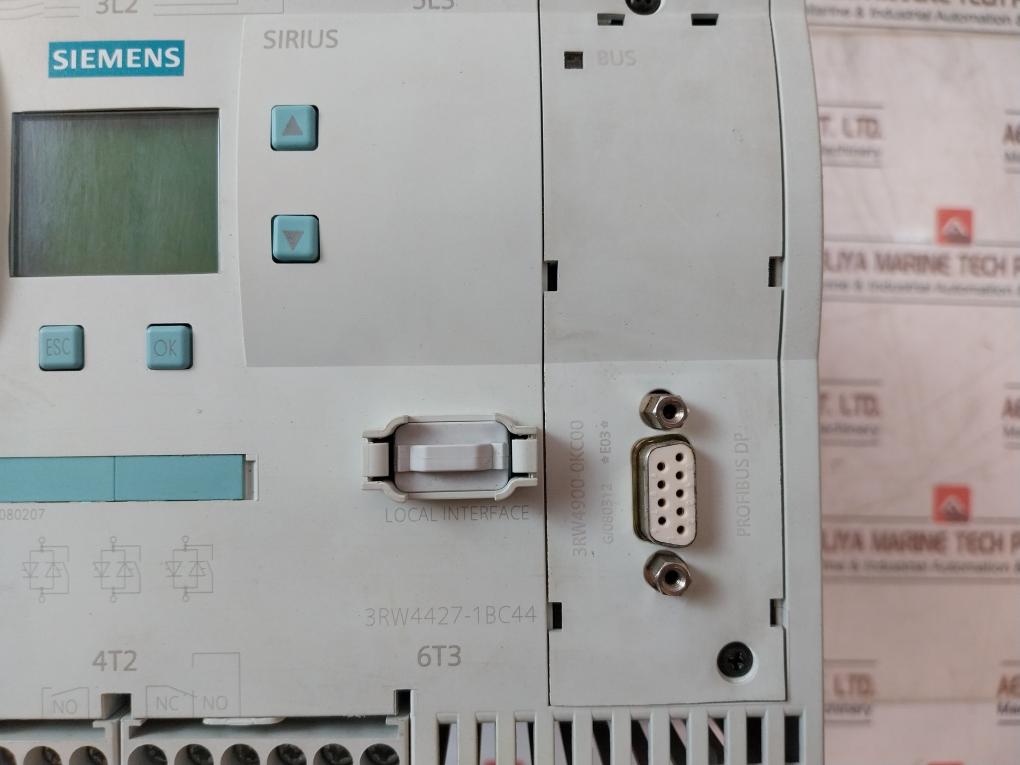 Siemens 3Rw4427-1Bc44 Motor Soft Starter Ip00 Class 10