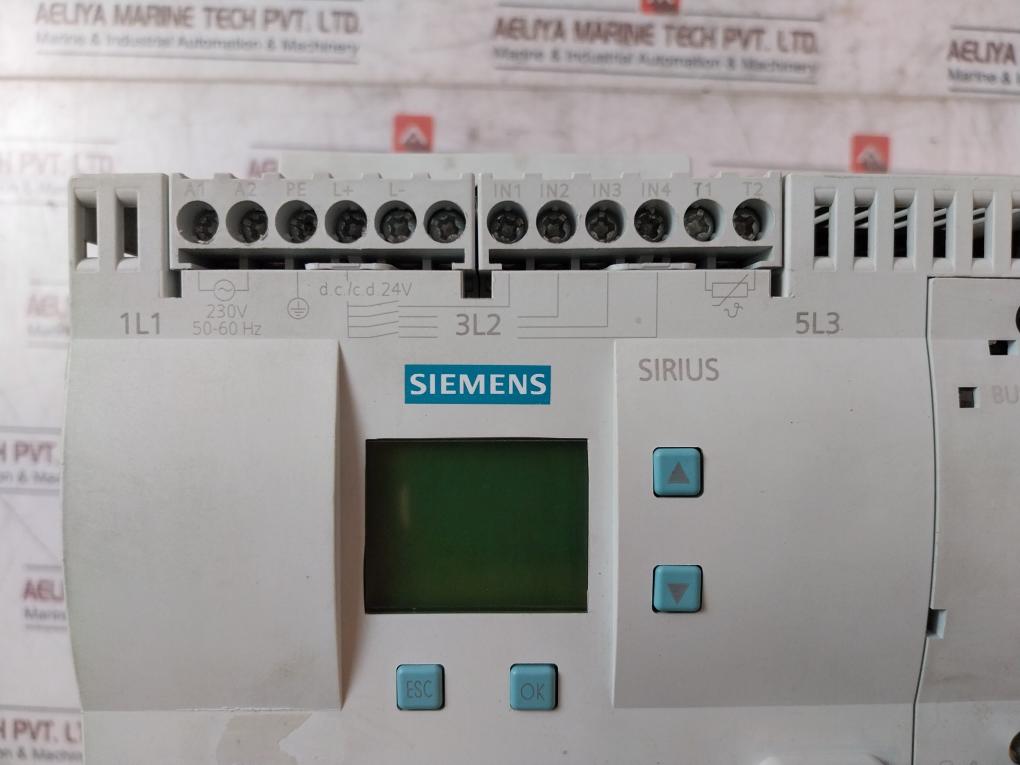 Siemens 3Rw4427-1Bc44 Motor Soft Starter Ip00 Class 10