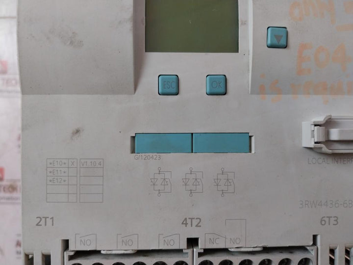Siemens 3Rw4436-6Bc44 Sirius Soft Starter Class 10 50/60Hz