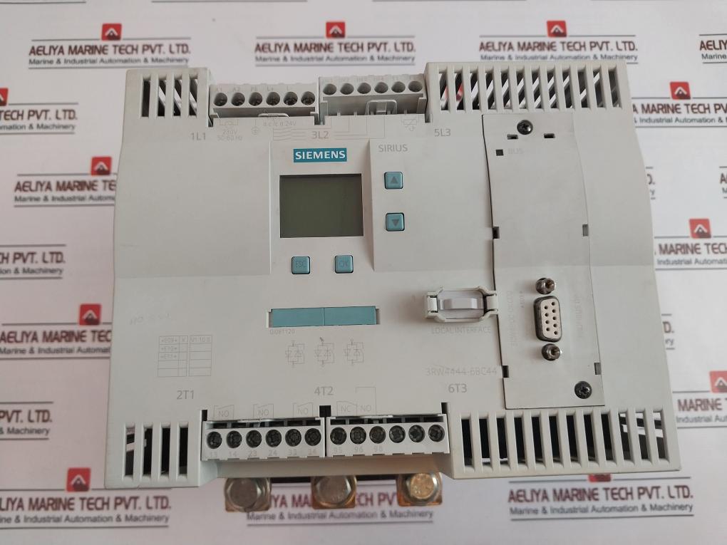 Siemens 3Rw4444-6Bc44 Ac Semiconductor Motor Starter Ip00 50/60Hz