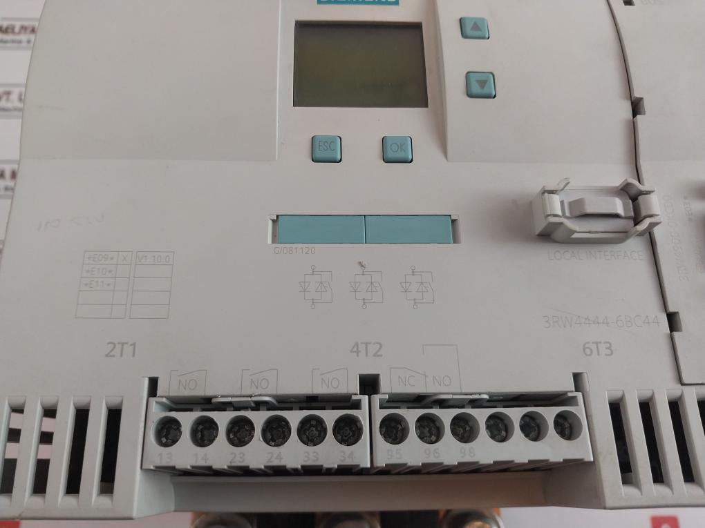 Siemens 3Rw4444-6Bc44 Ac Semiconductor Motor Starter Ip00 50/60Hz