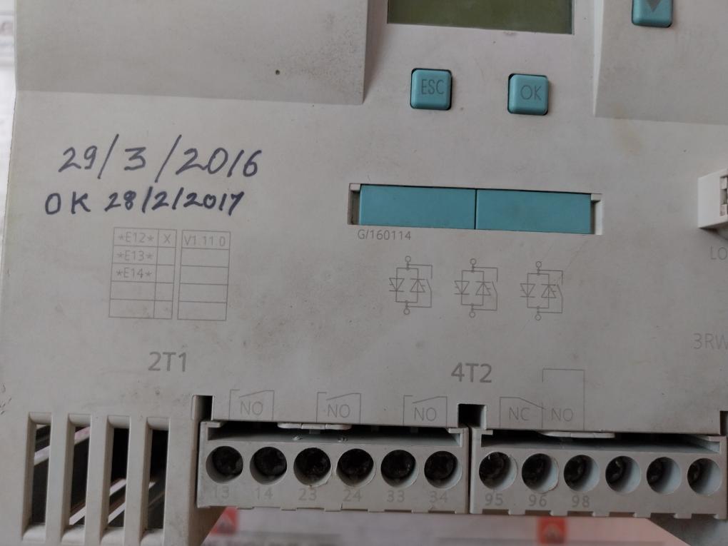 Siemens 3RW4444-6BC44 Motor Starter 50/60Hz