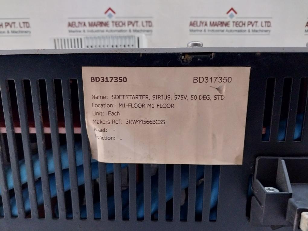 Siemens 3Rw4456-6Bc35 Ac Semiconductor Motor Starter 50-60Hz