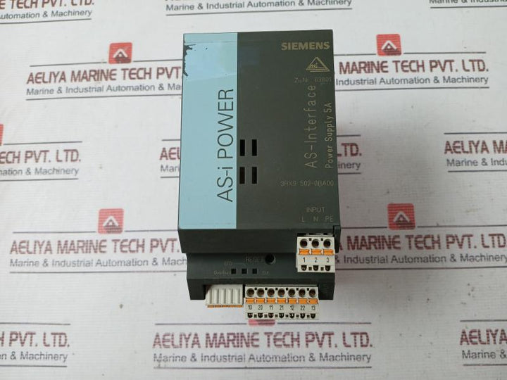 Siemens 3Rx9502-0Ba00 As-interface Power Supply Module Kcc-rem-s49-asi Dc 30V/5A