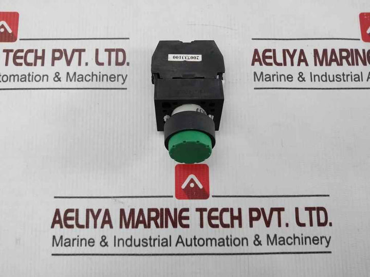 Siemens 3Sb12 02 0Le01 Raised Actuator-green With Contact Block W/O Spsre Dlsc
